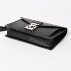 Louis Vuitton Epi Bag Black Pochette Sellier Second Bag Silver — view 7