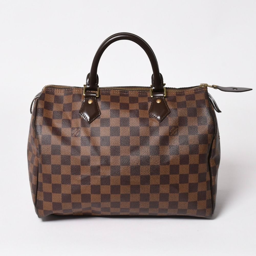 Louis Vuitton Speedy Damier Ebene Canvas 30 Handbag