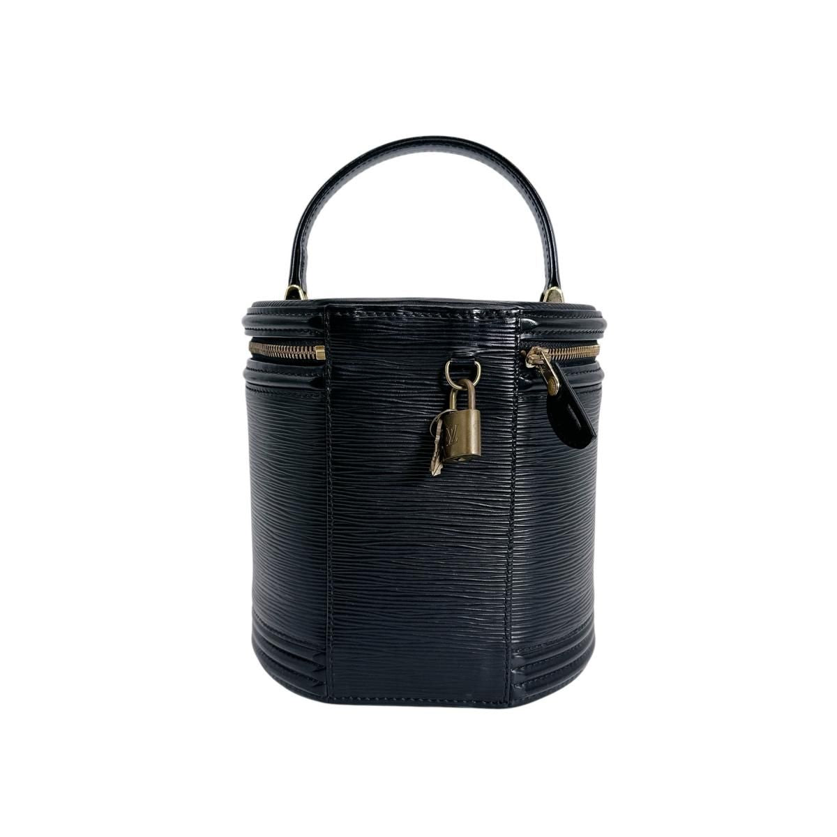 Louis Vuitton Epi Handbag Cannes Black — view 2