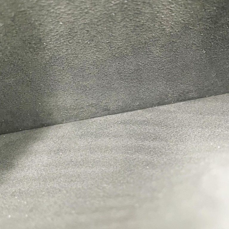 Fendi Clutch Zucca Gray Black Leather Silver — view 5