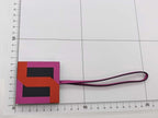 Hermes Bag Charm Retro Au Carre Multicolor Leather Key Holder — view 2