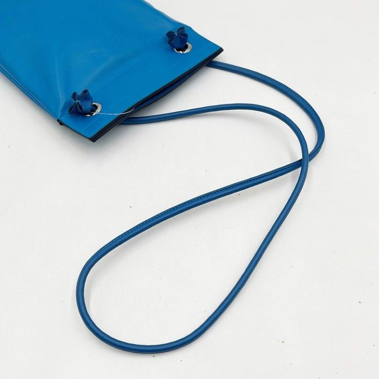 Hermes Shoulder Bag Sac Ari Numini Blue Swift — view 5