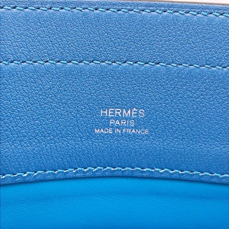 Hermes Shoulder Bag Sac Ari Numini Blue Swift — view 9