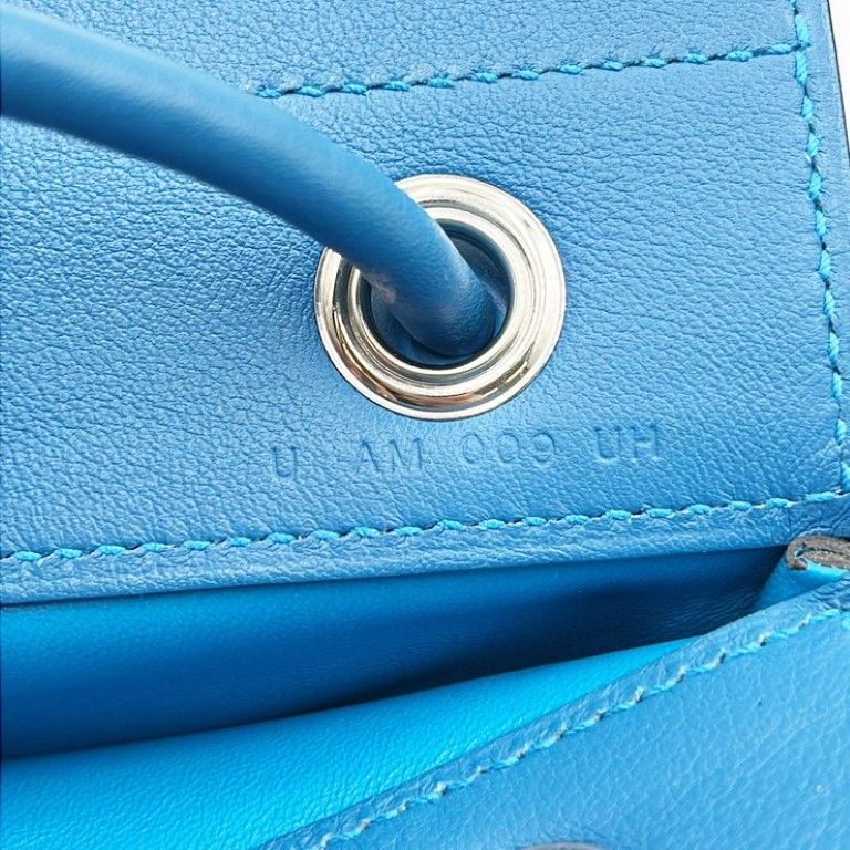 Hermes Shoulder Bag Sac Ari Numini Blue Swift — view 6