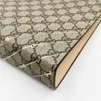Gucci Clutch GG Supreme Gold Beige Leather — view 5