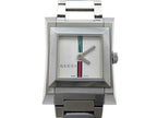 Gucci Watch Sherry Line Silver Stainless Steel 2 Hand Quartz