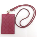 Bottega Veneta Intrecciato Card Case Bordeaux — view 2