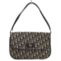 Dior Vintage Trotter Shoulder Bag Navy