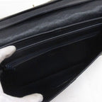 Dior Vintage Trotter Shoulder Bag Navy — view 8