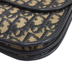 Dior Vintage Trotter Shoulder Bag Navy — view 4