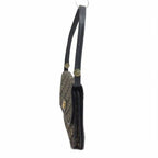 Dior Vintage Trotter Shoulder Bag Navy — view 2