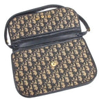 Dior Vintage Trotter Shoulder Bag Navy — view 6