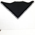 Fendi Cashmere Fringe Triangle Shawl Scarf
