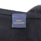 Fendi Cashmere Fringe Triangle Shawl Scarf — view 6