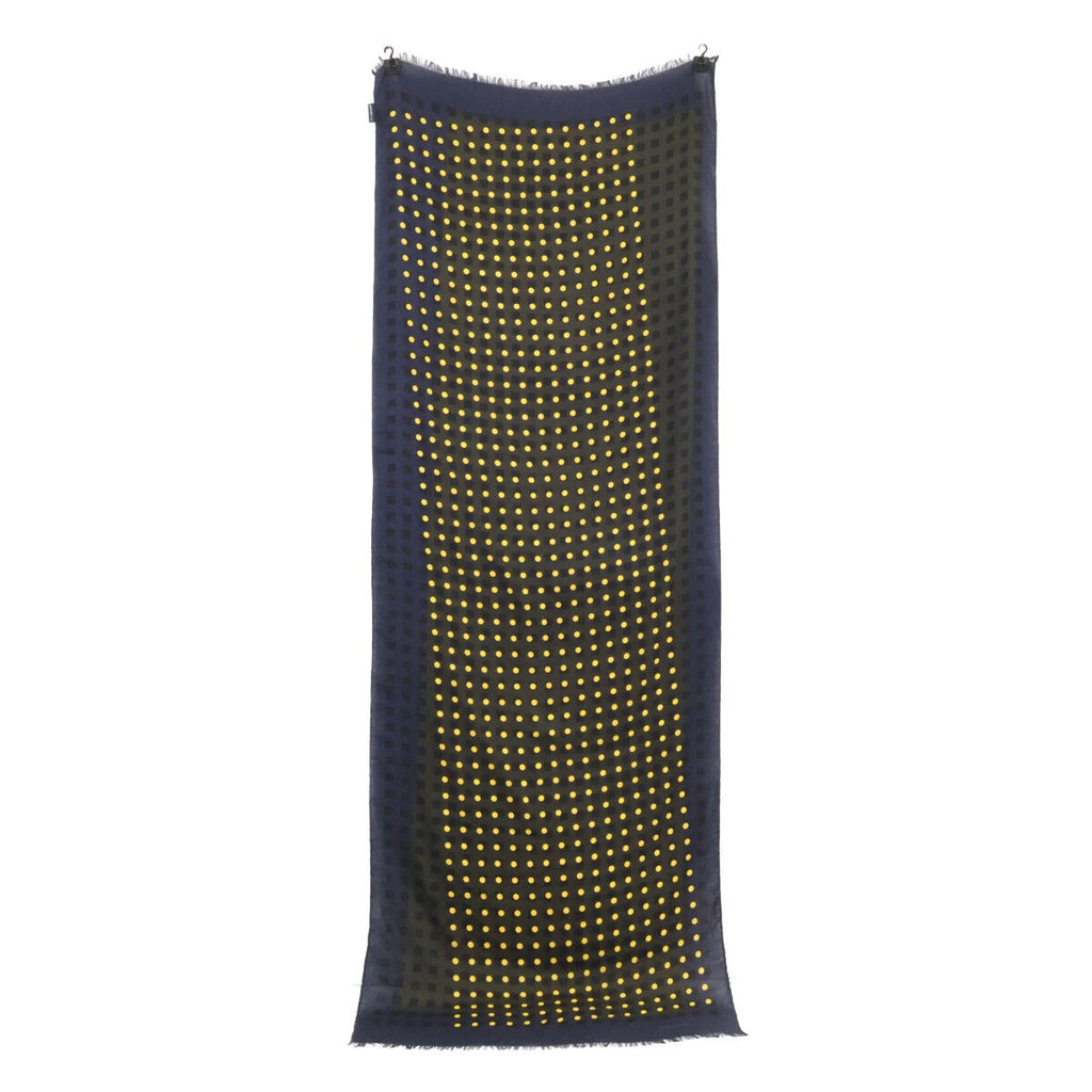 Hermes Dot Pattern Cashmere Silk Scarf