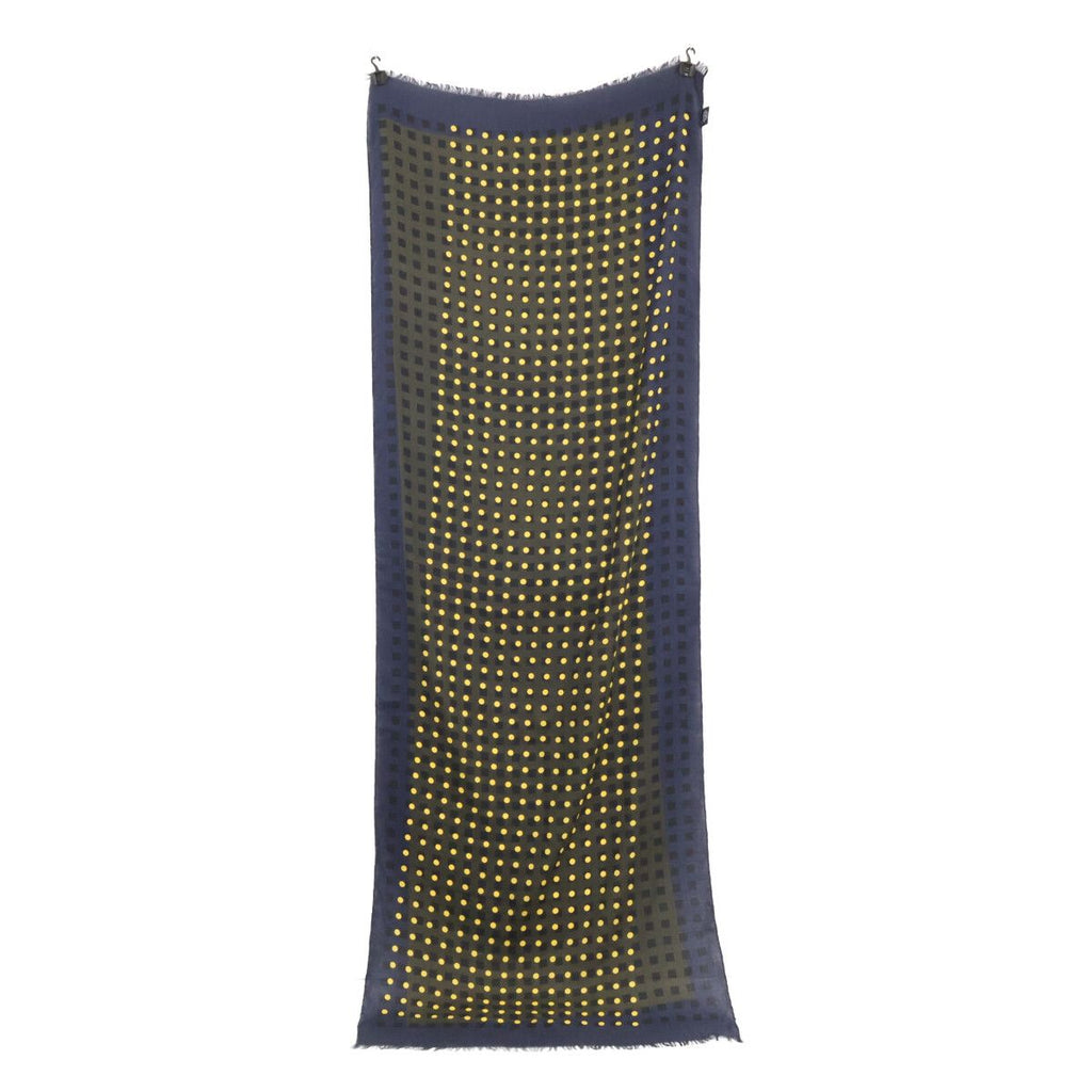 Hermes Dot Pattern Cashmere Silk Scarf — view 2