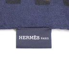Hermes Dot Pattern Cashmere Silk Scarf — view 5