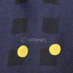 Hermes Dot Pattern Cashmere Silk Scarf — view 4