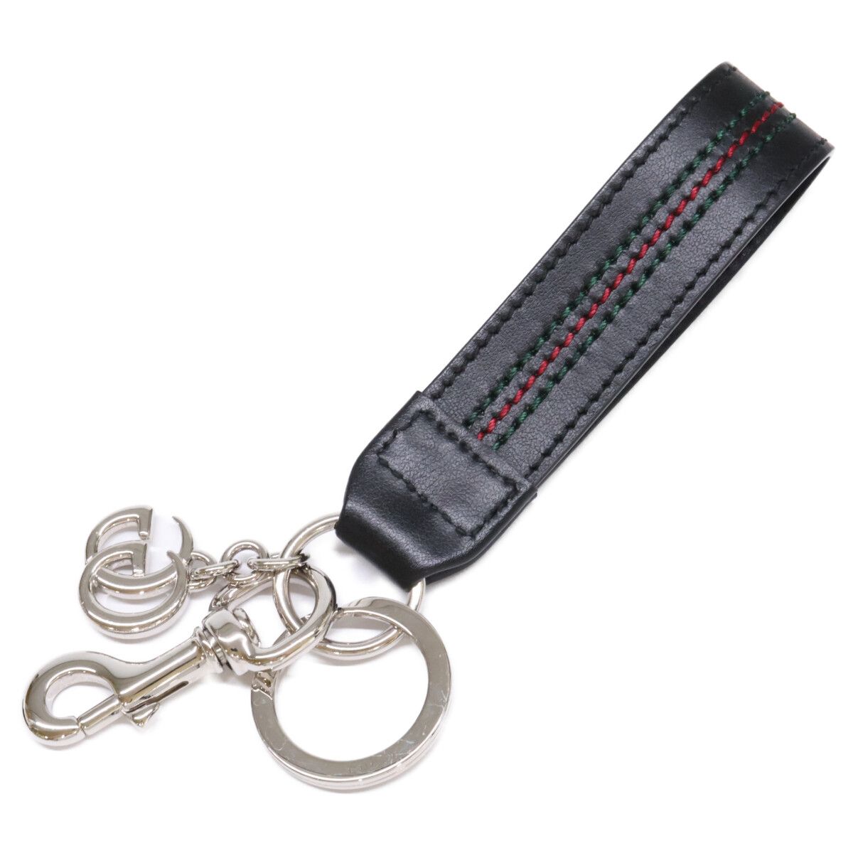 Gucci Web Stripe Detailed Double Key Chain Key Holder
