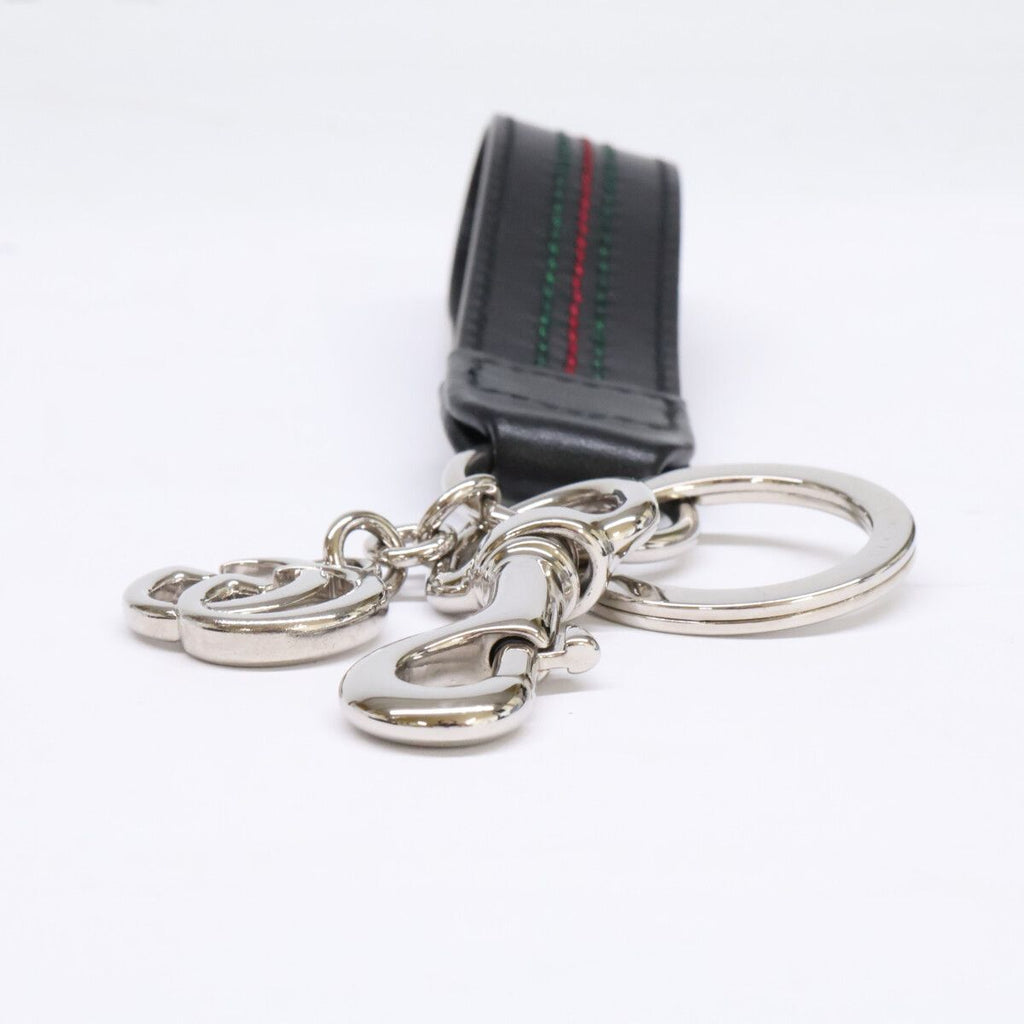 Gucci Web Stripe Detailed Double Key Chain Key Holder — view 3