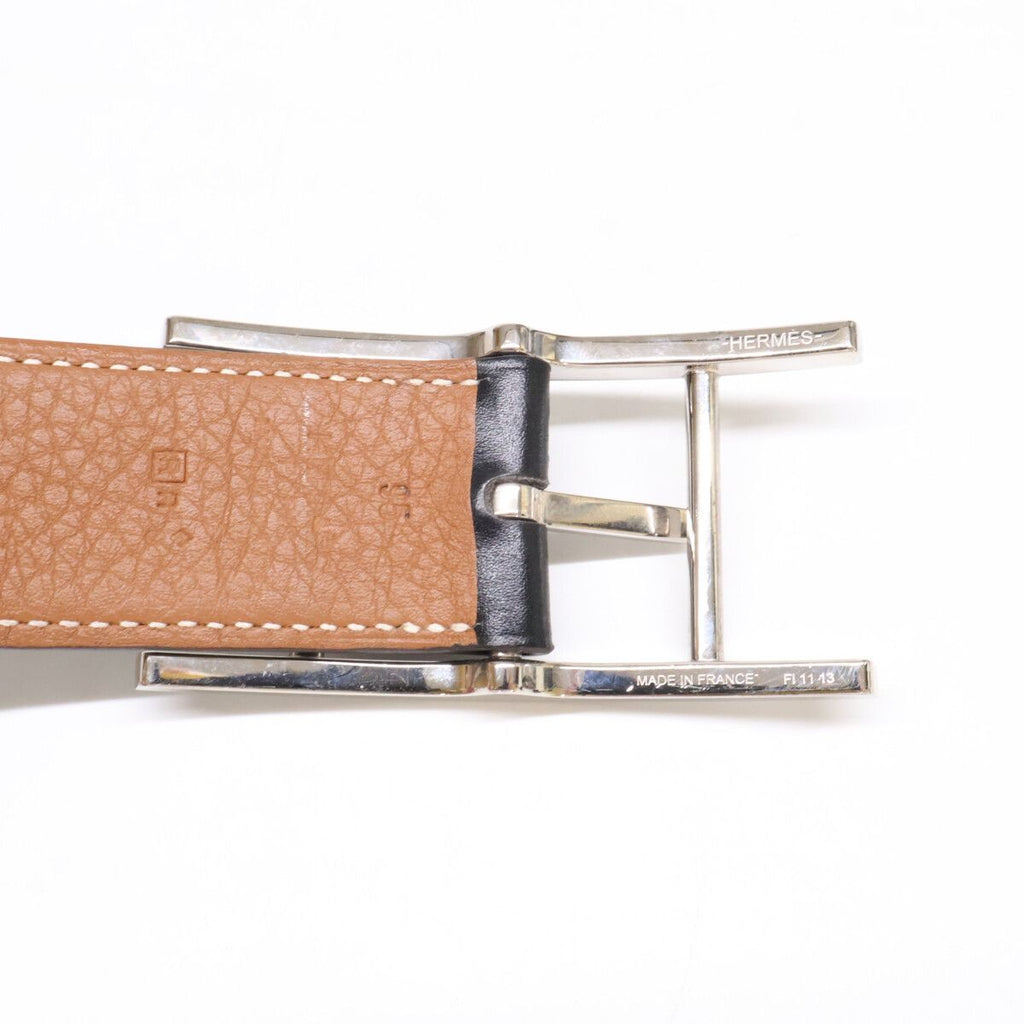 Hermes Easy Box Calf Vo Togo Reversible 95 Belt — view 5
