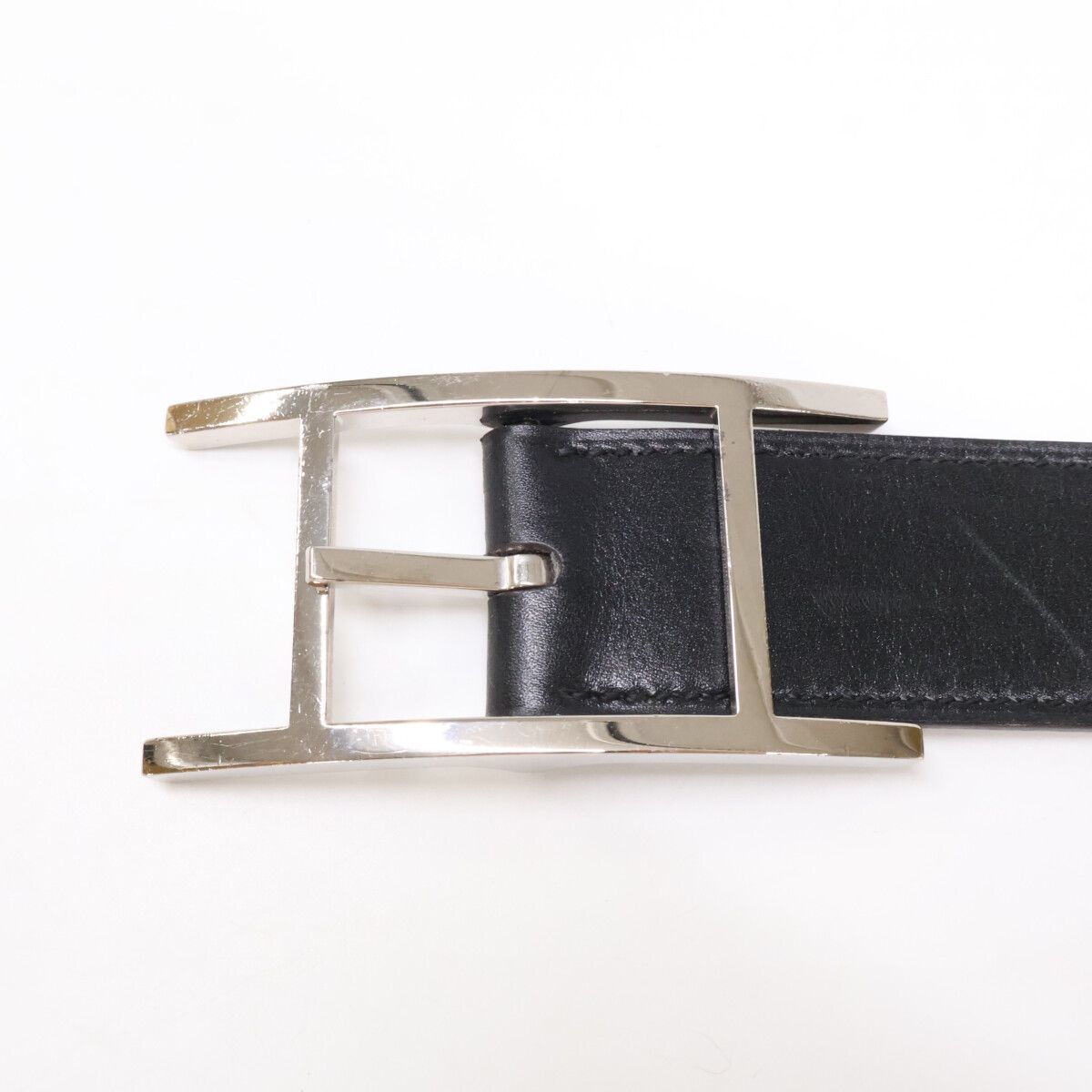 Hermes Easy Box Calf Vo Togo Reversible 95 Belt — view 4