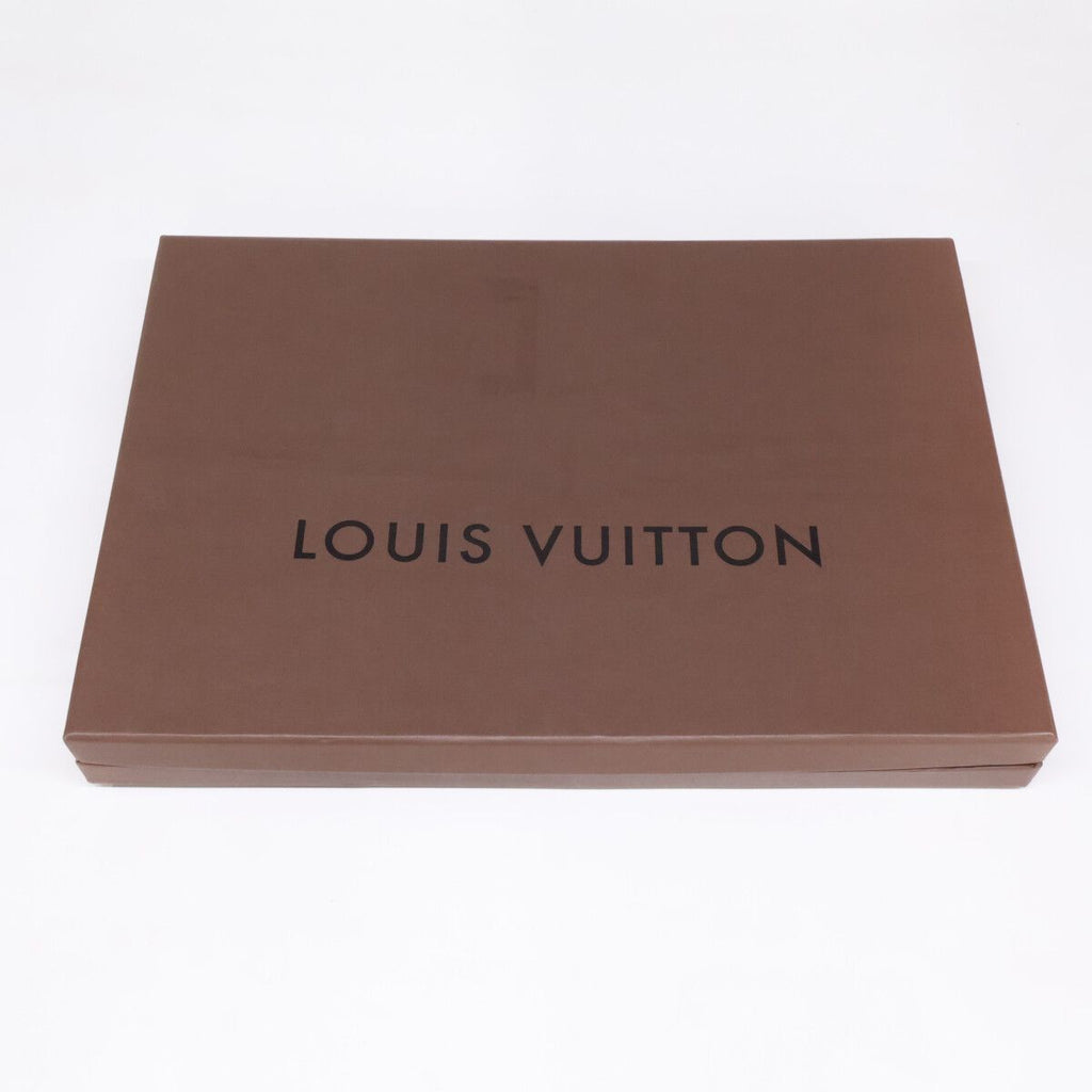 Louis Vuitton Cashmere Wool Tartan Check Fringe Scarf — view 8