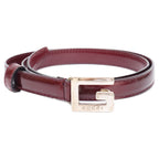 Gucci Logo Buckle Leather Belt