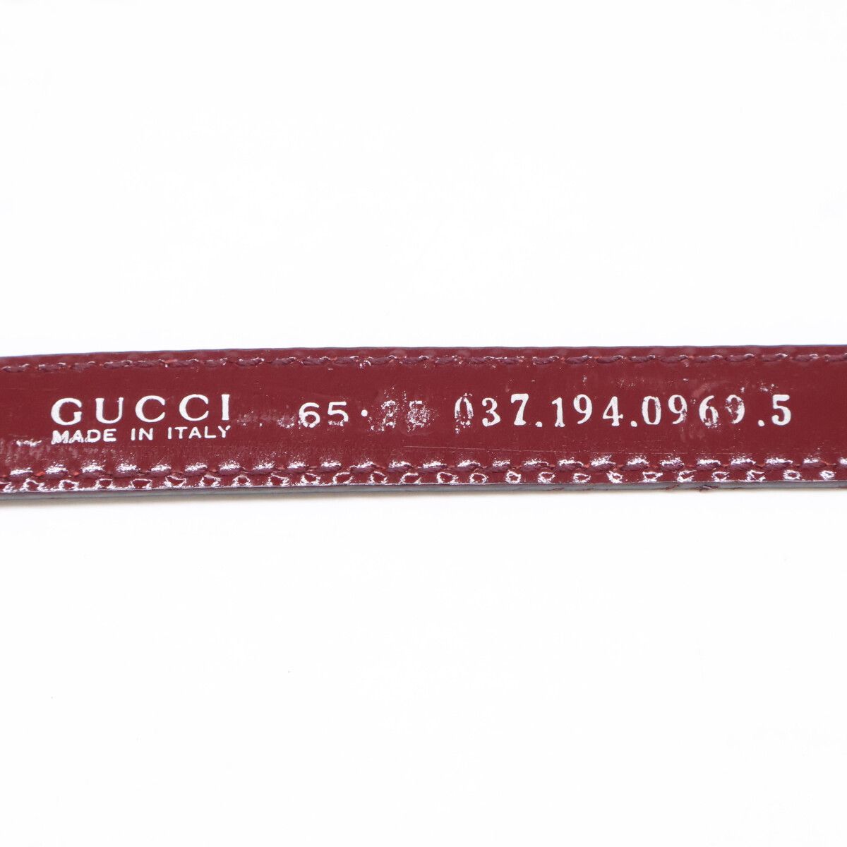Gucci Logo Buckle Leather Belt — view 8