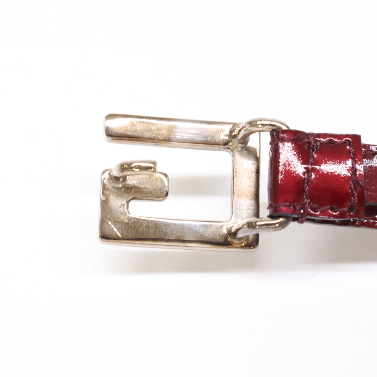 Gucci Logo Buckle Leather Belt — view 5