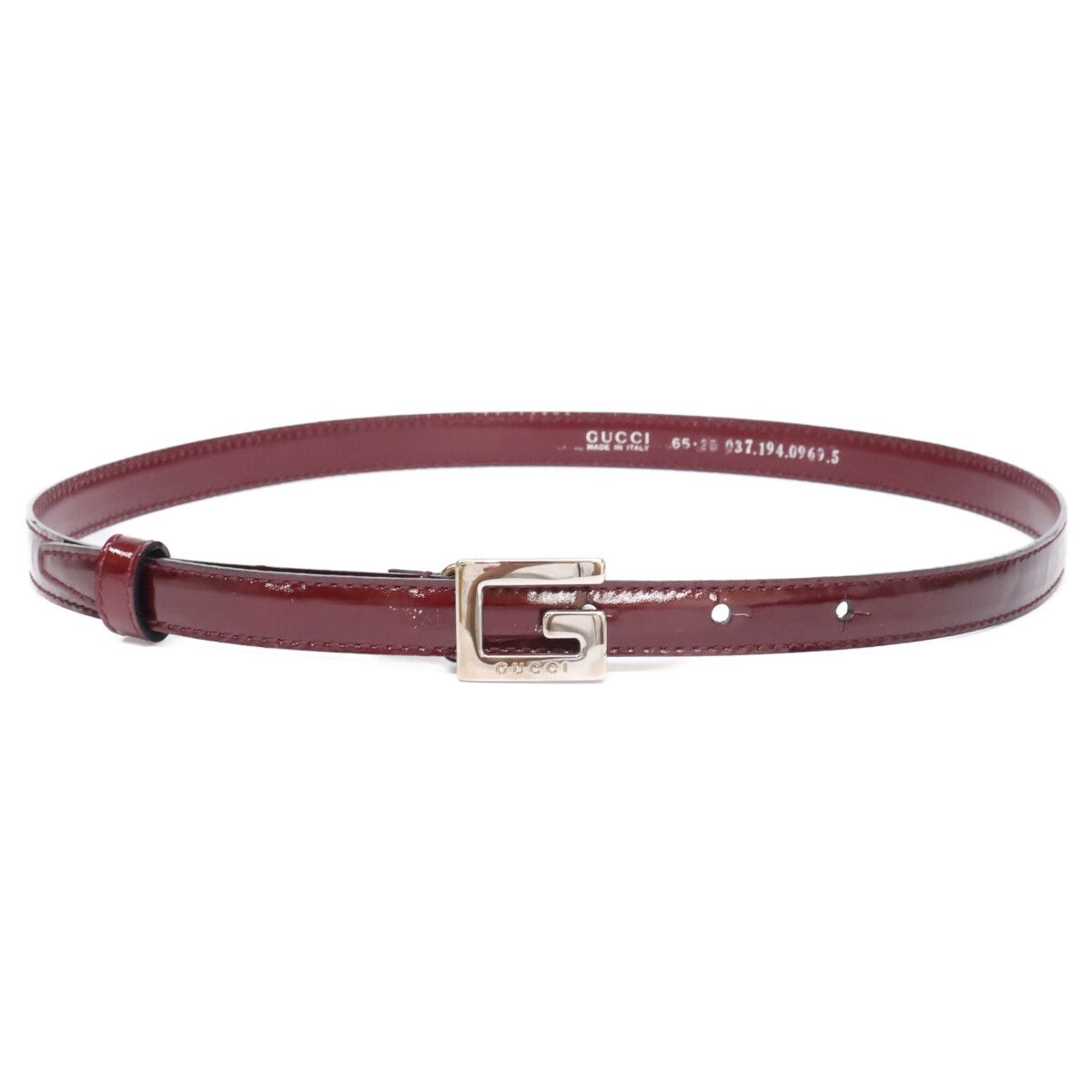 Gucci Logo Buckle Leather Belt — view 2