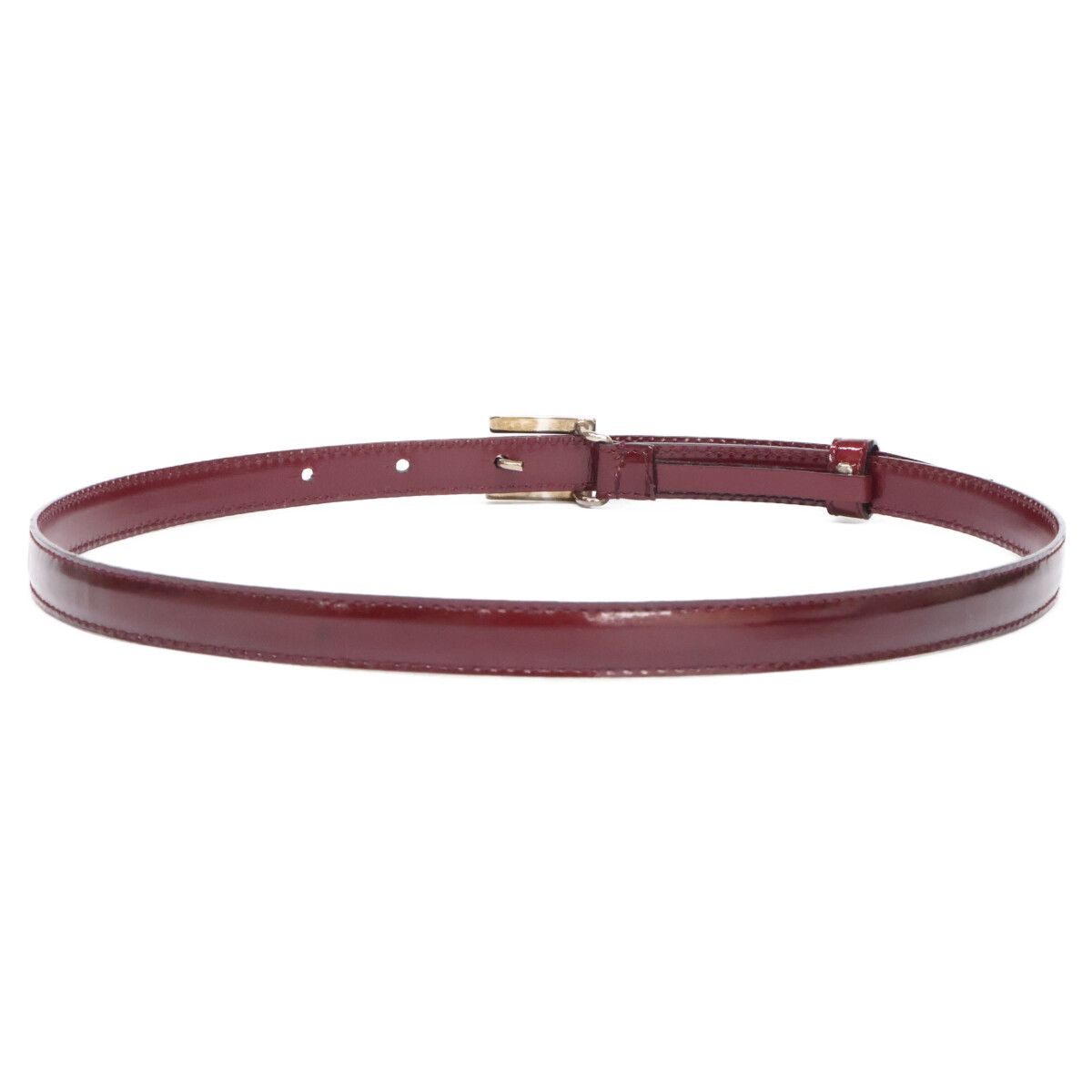 Gucci Logo Buckle Leather Belt — view 3