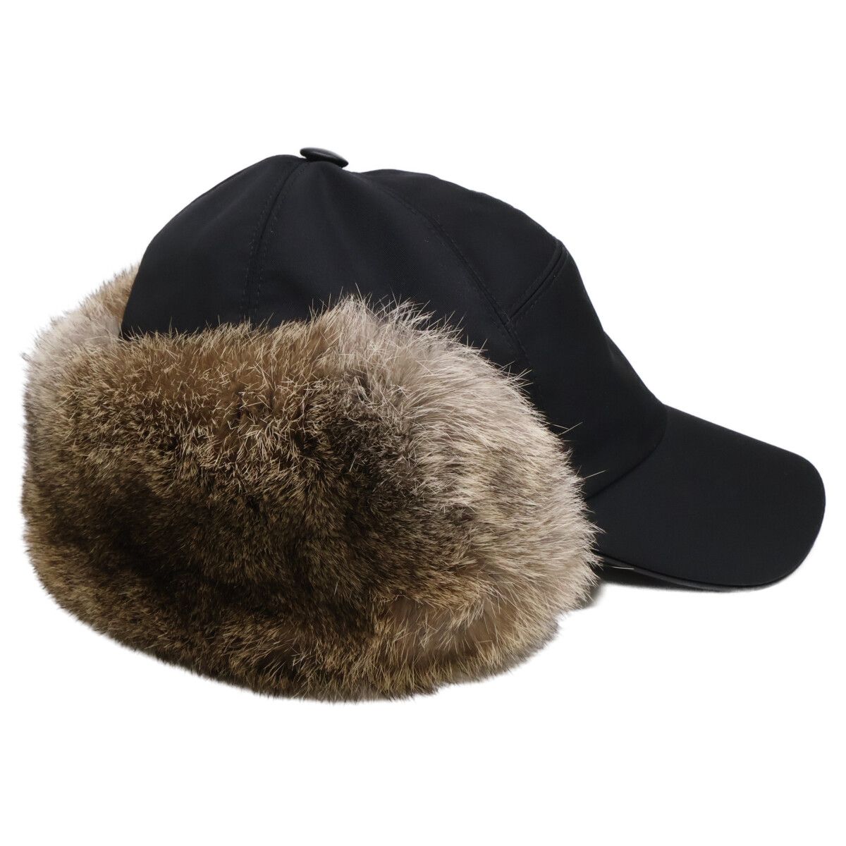 Louis Vuitton Rabbit Fur Nylon Cap 59 — view 5