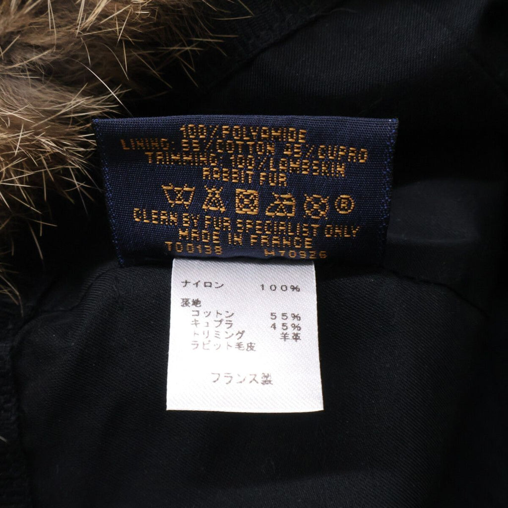 Louis Vuitton Rabbit Fur Nylon Cap 59 — view 8