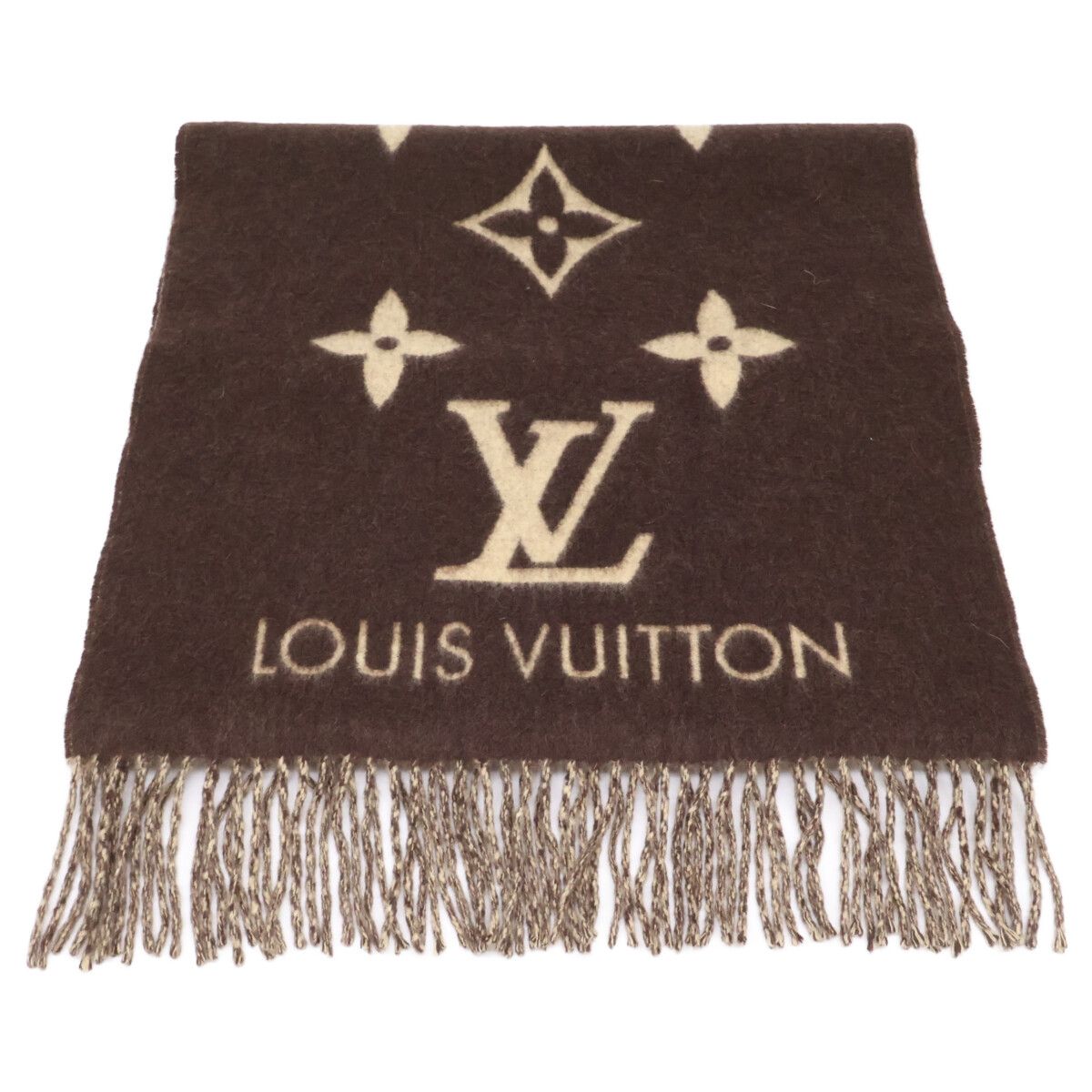 Louis Vuitton Echarpe Reykjavik Monogram Cashmere Fringe — view 2