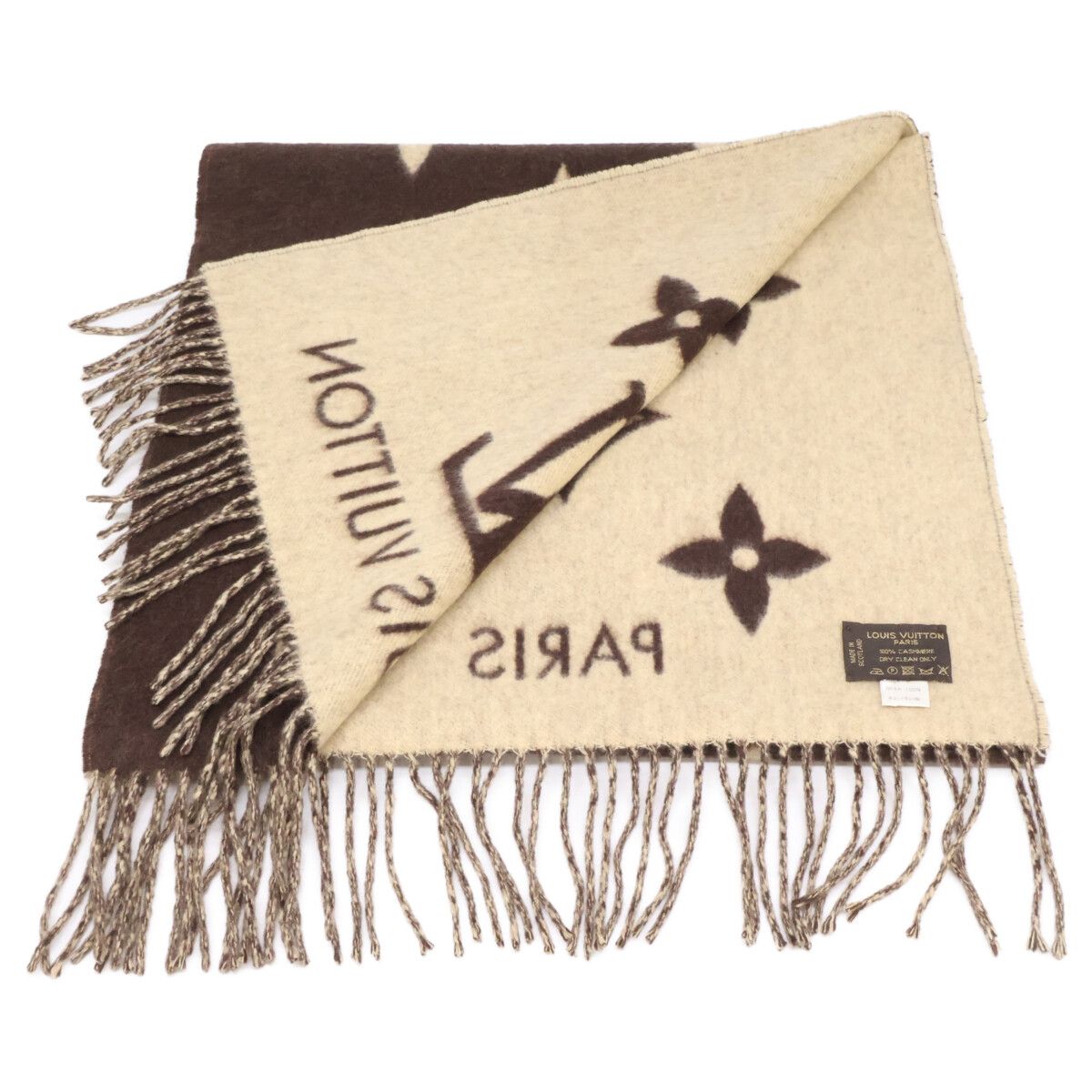 Louis Vuitton Echarpe Reykjavik Monogram Cashmere Fringe — view 4