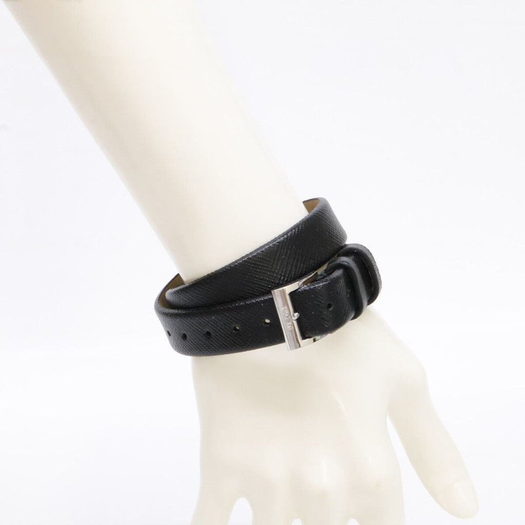 Prada Centurion Leather Bracelet — view 9