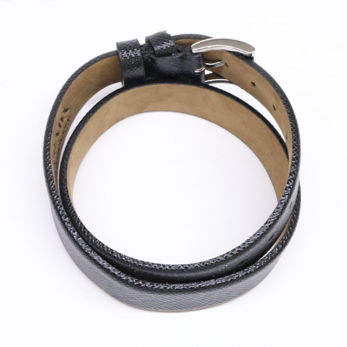 Prada Centurion Leather Bracelet — view 6