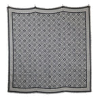 Louis Vuitton Since Monogram Silk Wool Shawl Scarf