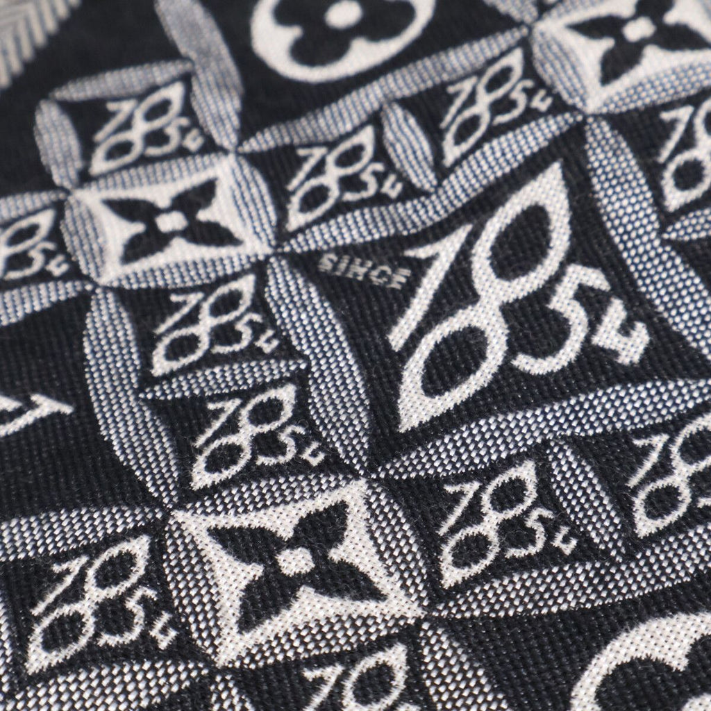 Louis Vuitton Since Monogram Silk Wool Shawl Scarf — view 5
