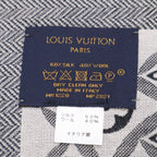 Louis Vuitton Since Monogram Silk Wool Shawl Scarf — view 3