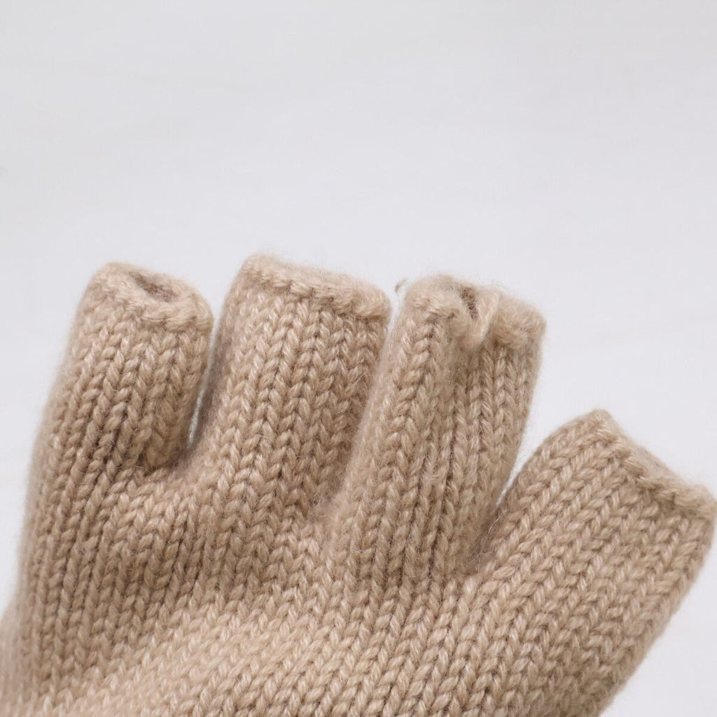Hermes Baltimore Series Button Cashmere Deerskin Gloves — view 5