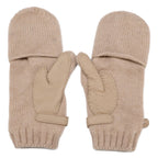 Hermes Baltimore Series Button Cashmere Deerskin Gloves — view 2