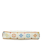 Louis Vuitton Monogram Multicolor Pochette 2-Way Shoulder Bag Blanc White — view 3
