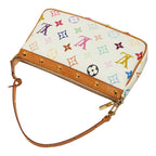 Louis Vuitton Monogram Multicolor Pochette 2-Way Shoulder Bag Blanc White — view 6