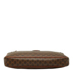 Celine Macadam Clutch Brown Leather — view 3
