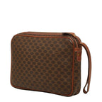 Celine Macadam Clutch Brown Leather — view 2