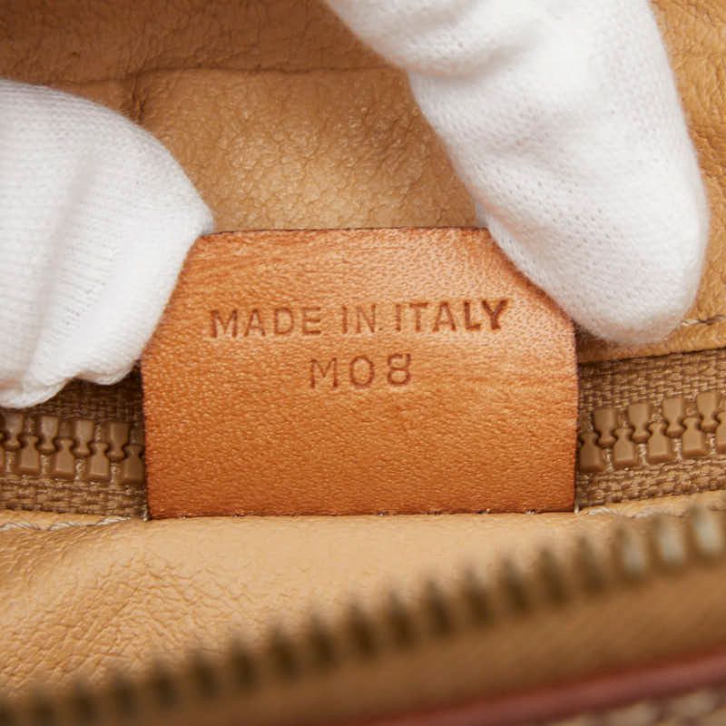 Celine Macadam Clutch Brown Leather — view 9