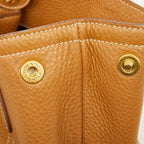 Prada Tote Shoulder Bag 2-Way Caramel Camel Vitello Daino Leather — view 8
