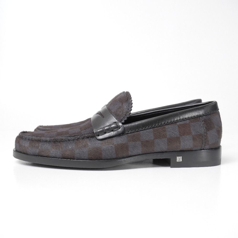 Louis Vuitton Loafers 5.5 Damier Calf Hair — view 2